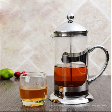 French Coffee Press with Two Matching Cups, Glass and Stainless Steel, Best Espresso Coffee and Tea Maker